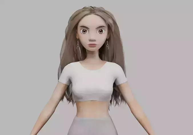 pretty teen woman V32676 