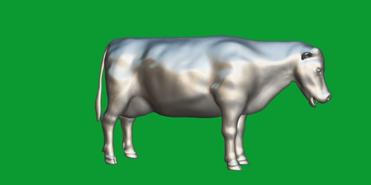Jersey Cattle Low-poly 3D model_12