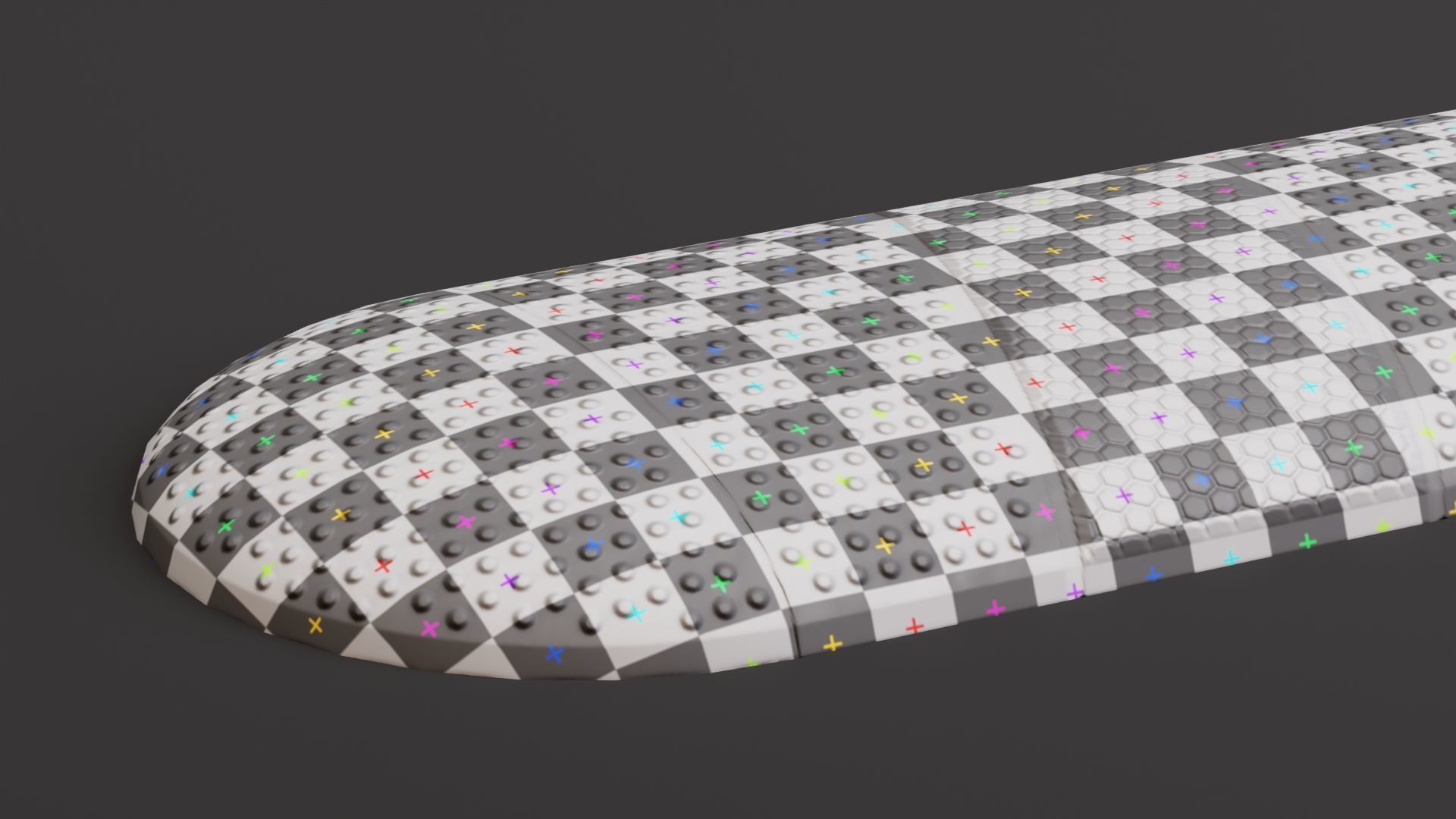 Speed Bump PBR Game-Ready Low-poly 3D model_9