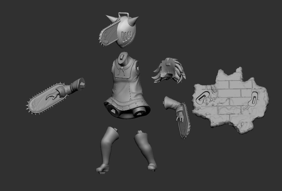  Anya Forger x Chainsaw 3D print model_12
