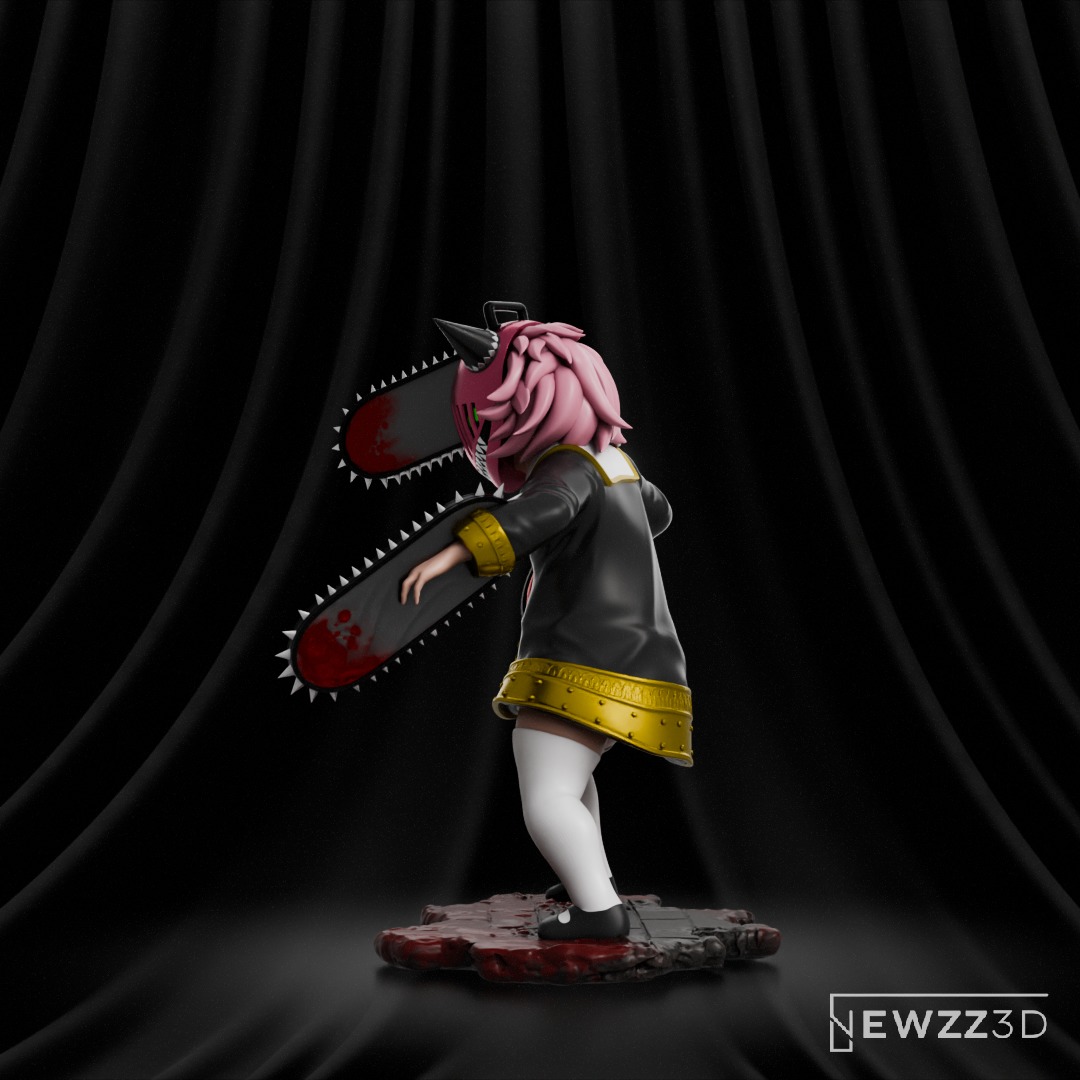  Anya Forger x Chainsaw 3D print model_2