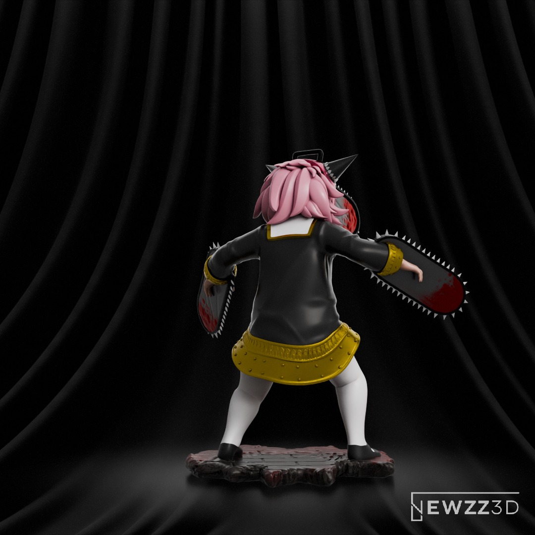 Anya Forger x Chainsaw 3D print model_3