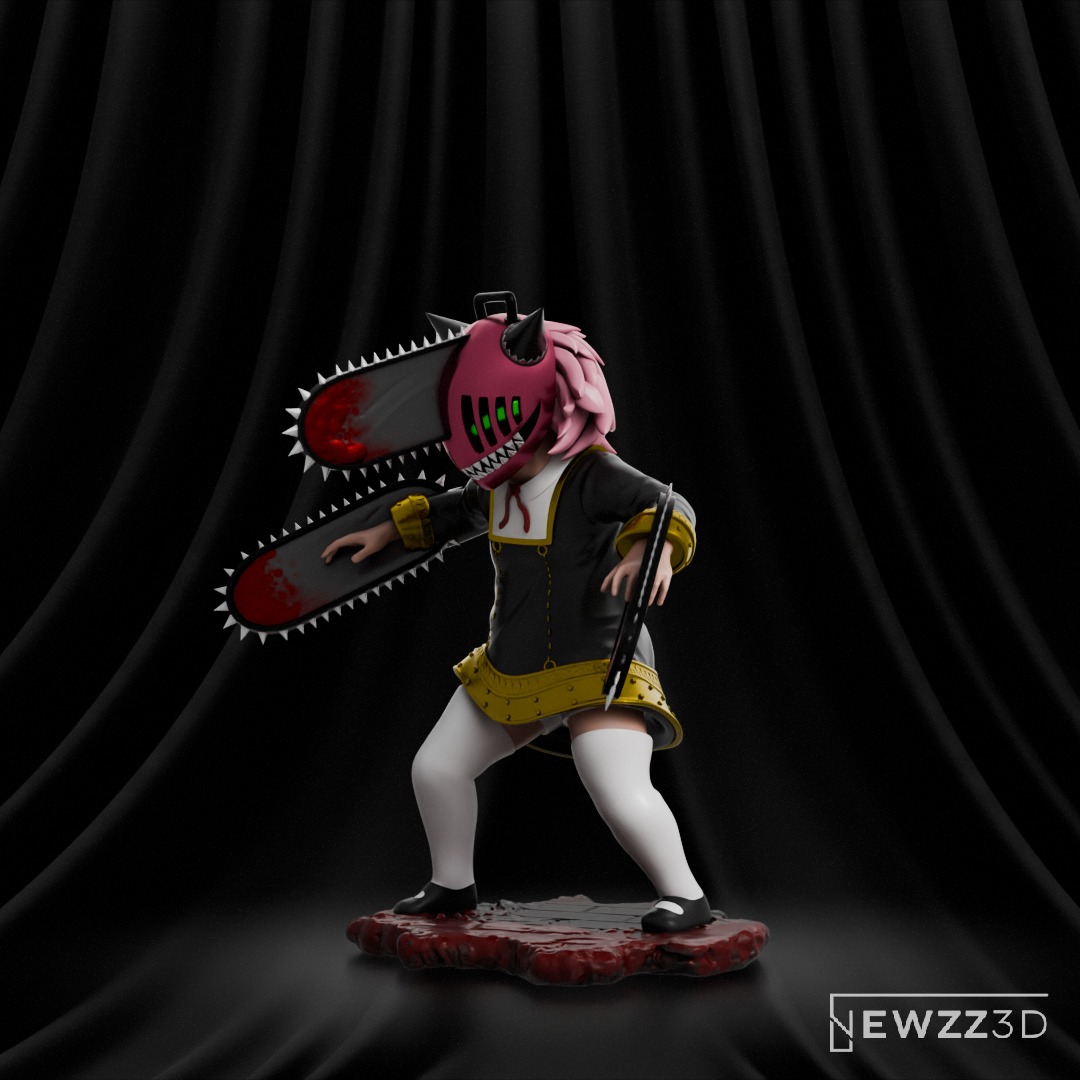  Anya Forger x Chainsaw 3D print model_1