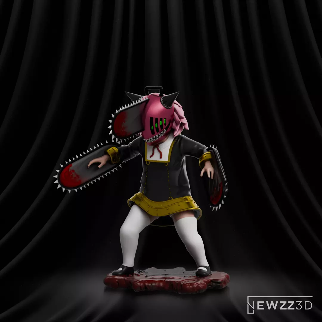  Anya Forger x Chainsaw 3D print model_0