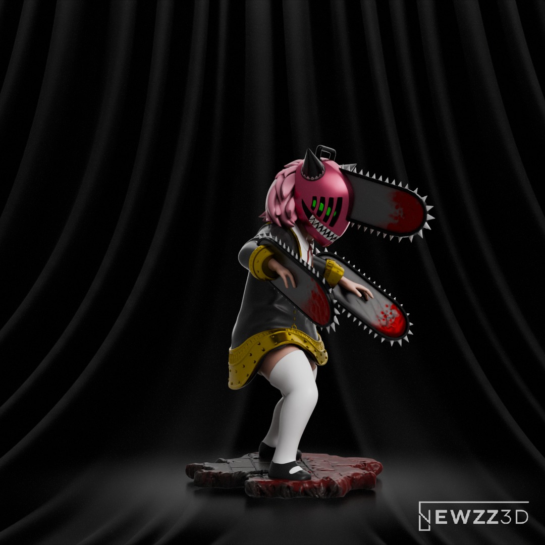  Anya Forger x Chainsaw 3D print model_4