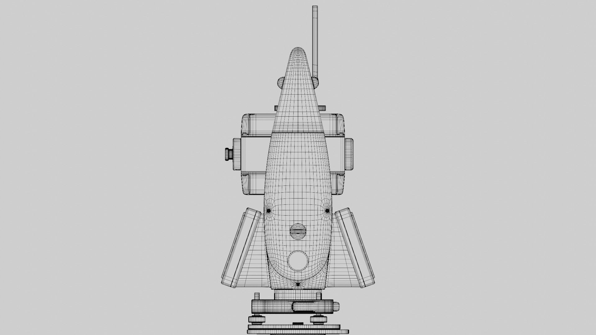 Theodolite Total Station and Tripod 3D Model Collection_18