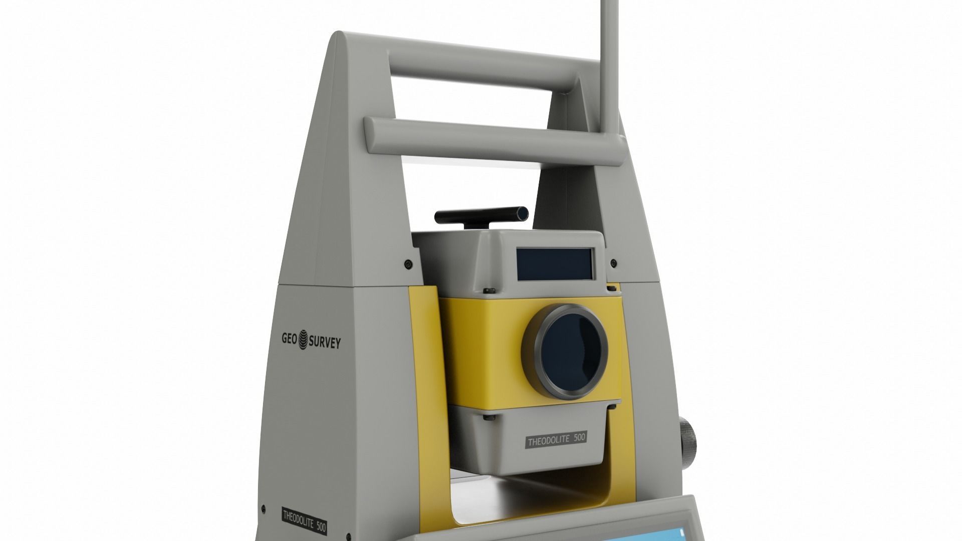 Theodolite Total Station and Tripod 3D Model Collection_4
