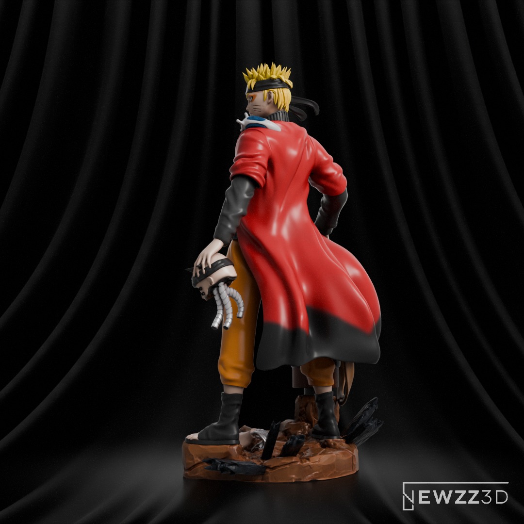 Naruto Sennin Mode 3D print model_2