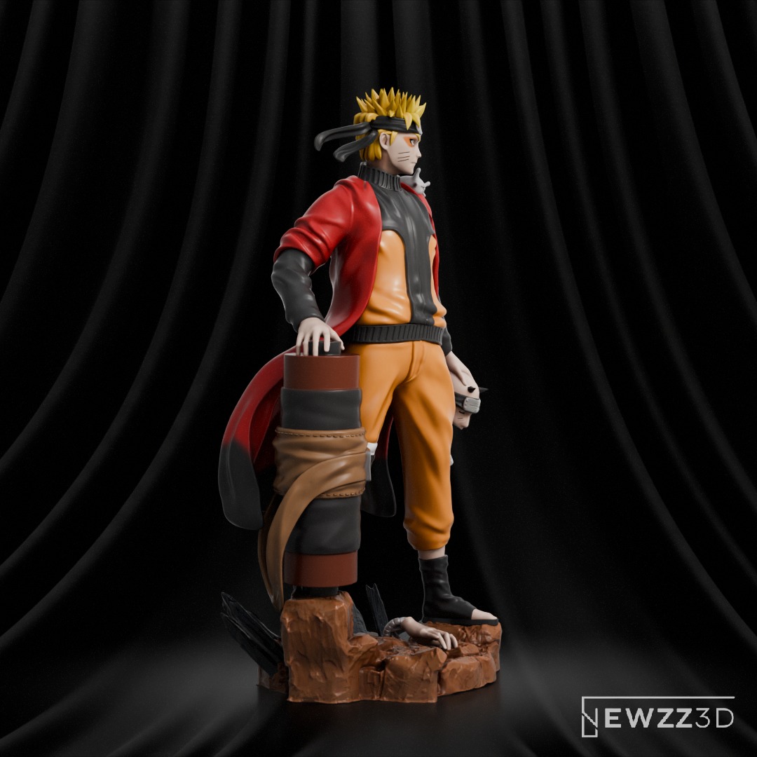 Naruto Sennin Mode 3D print model_4