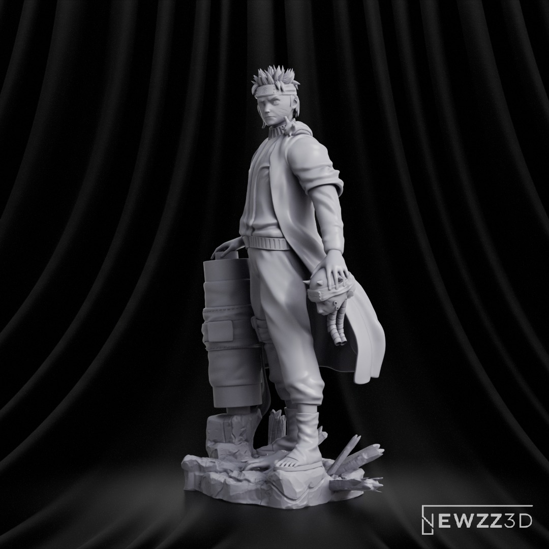 Naruto Sennin Mode 3D print model_7