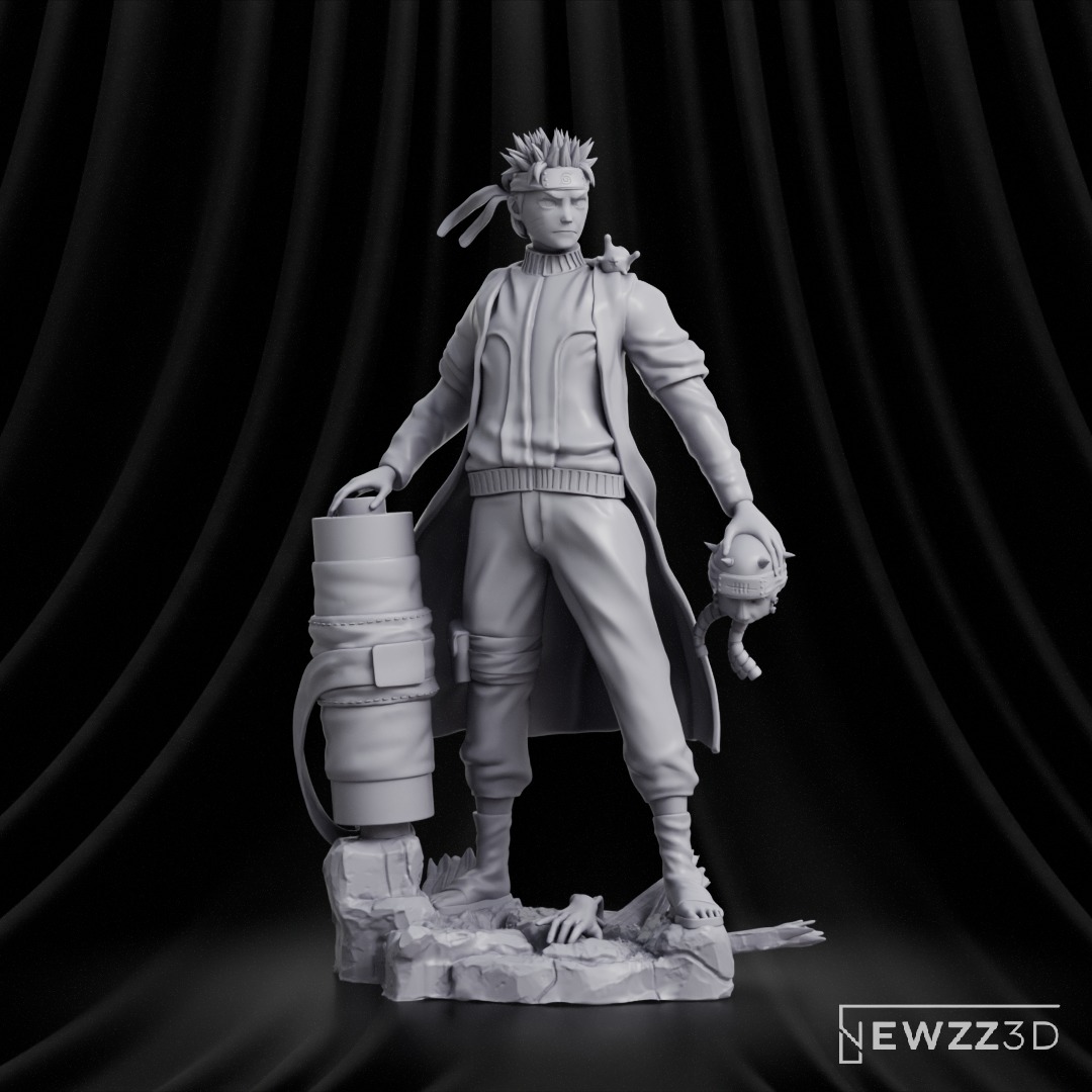 Naruto Sennin Mode 3D print model_11
