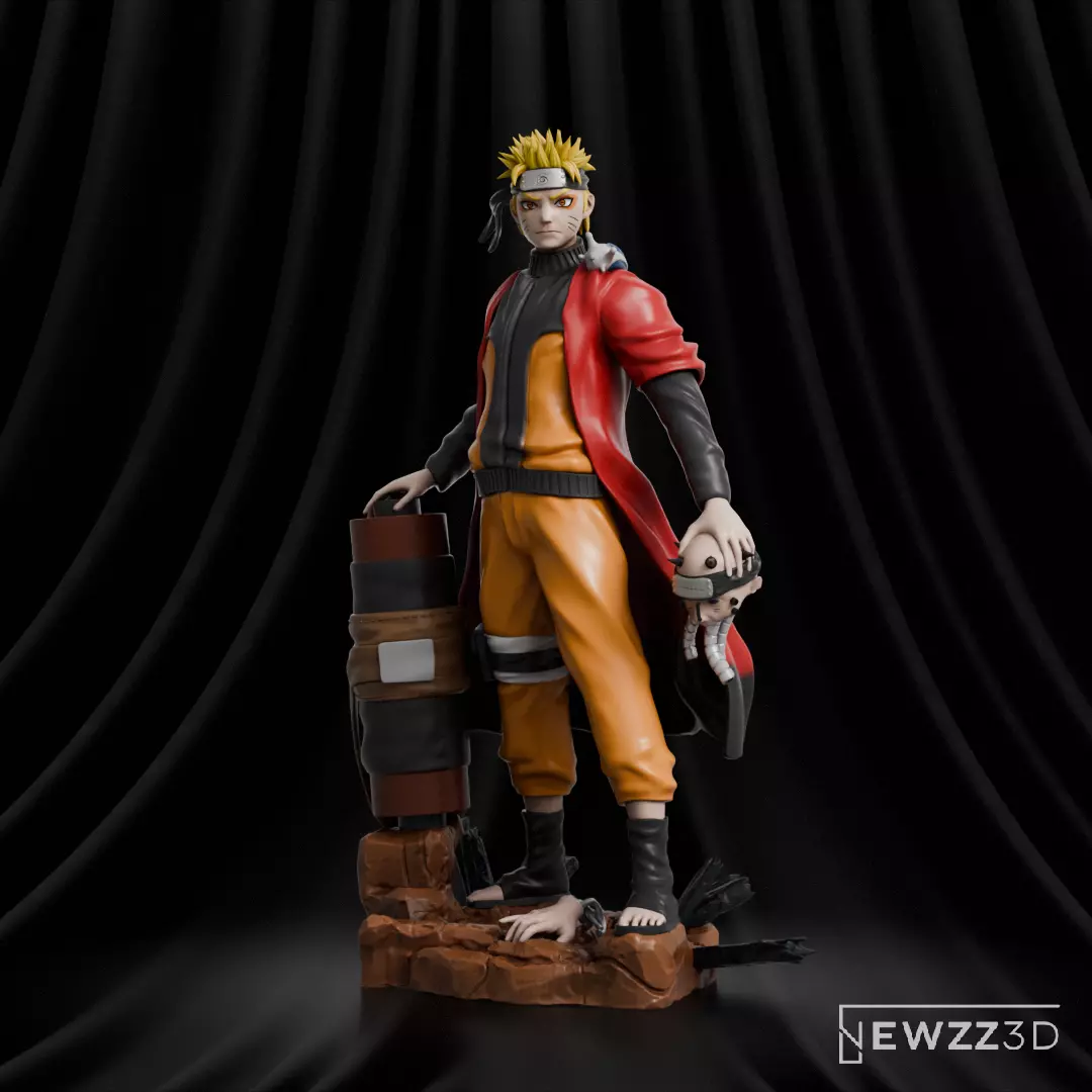 Naruto Sennin Mode 3D print model_0