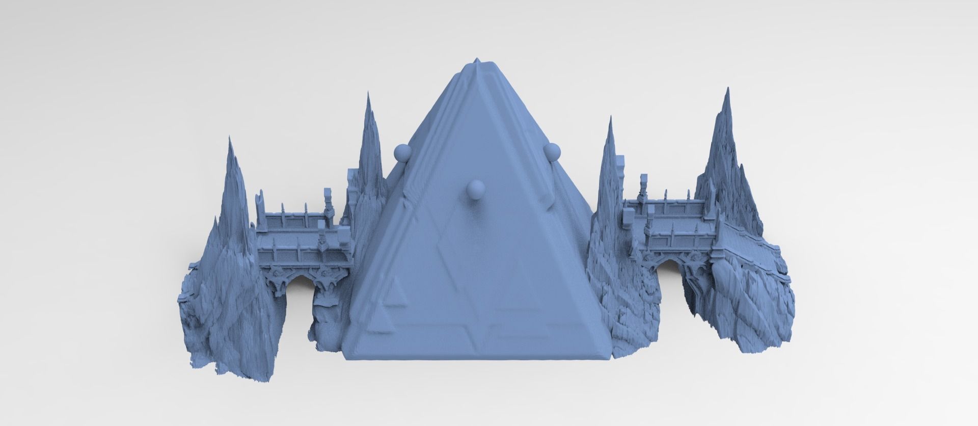 Set Occult raised bridge 3 3D model_1