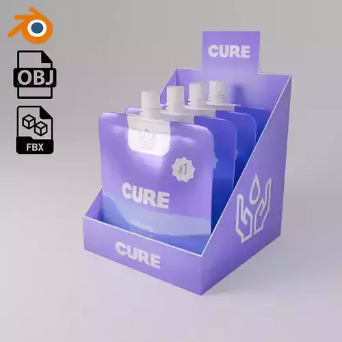 Sachet 3D model
