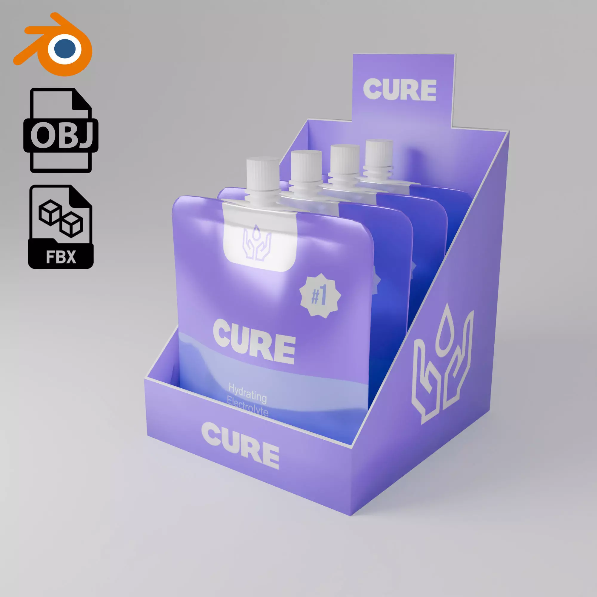 Sachet 3D model_0