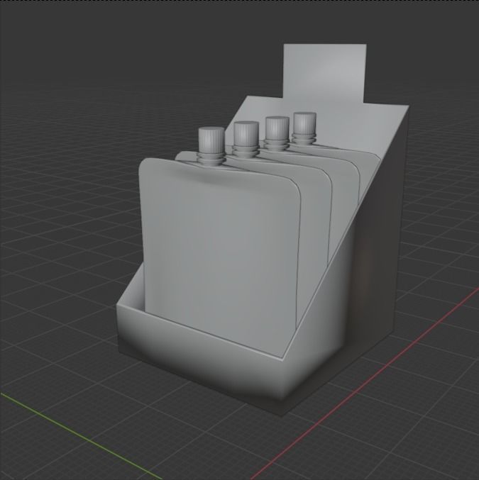 Sachet 3D model_5