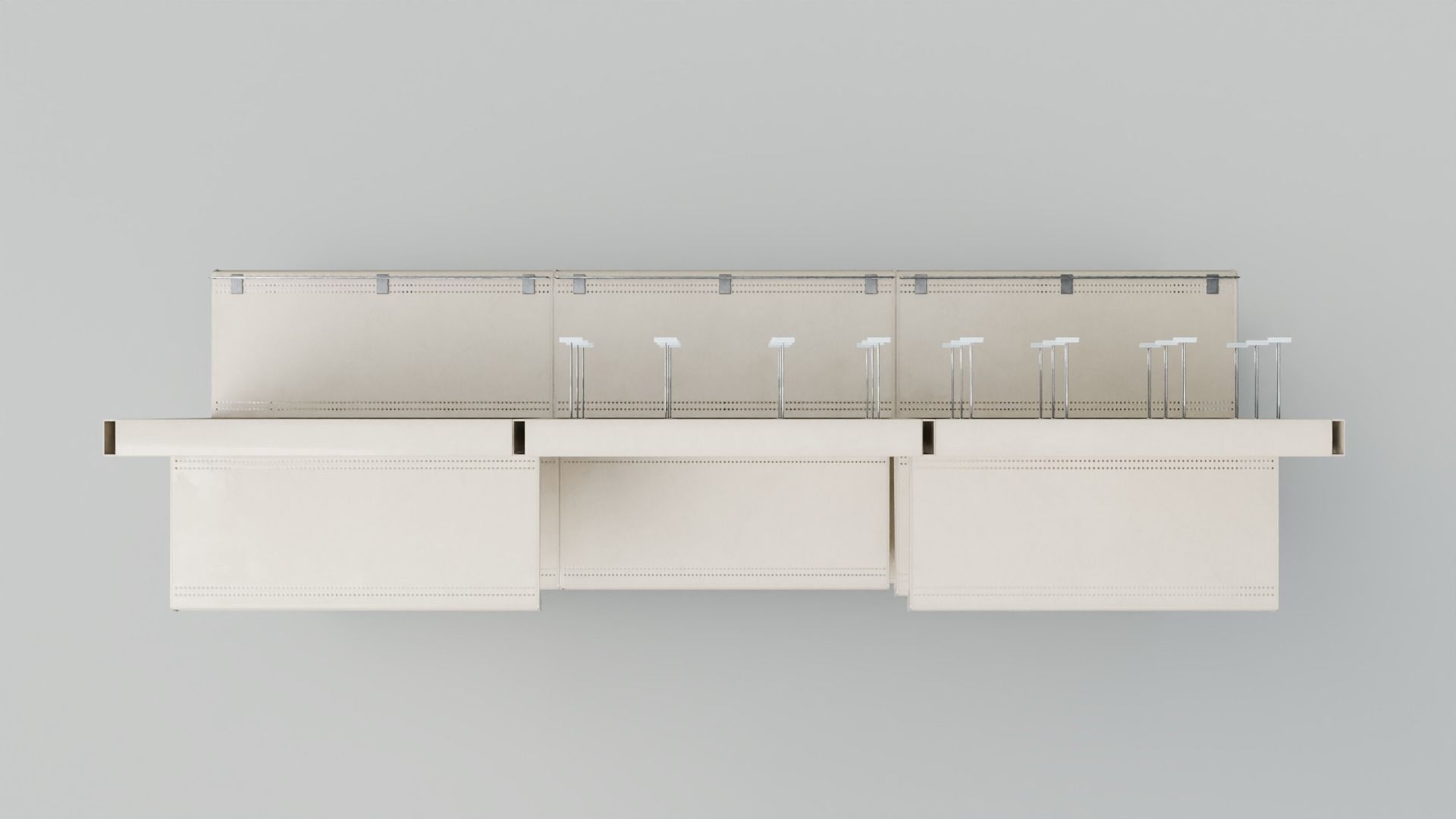 Store Display Shelfs with 4K Textures Low-poly 3D model_15