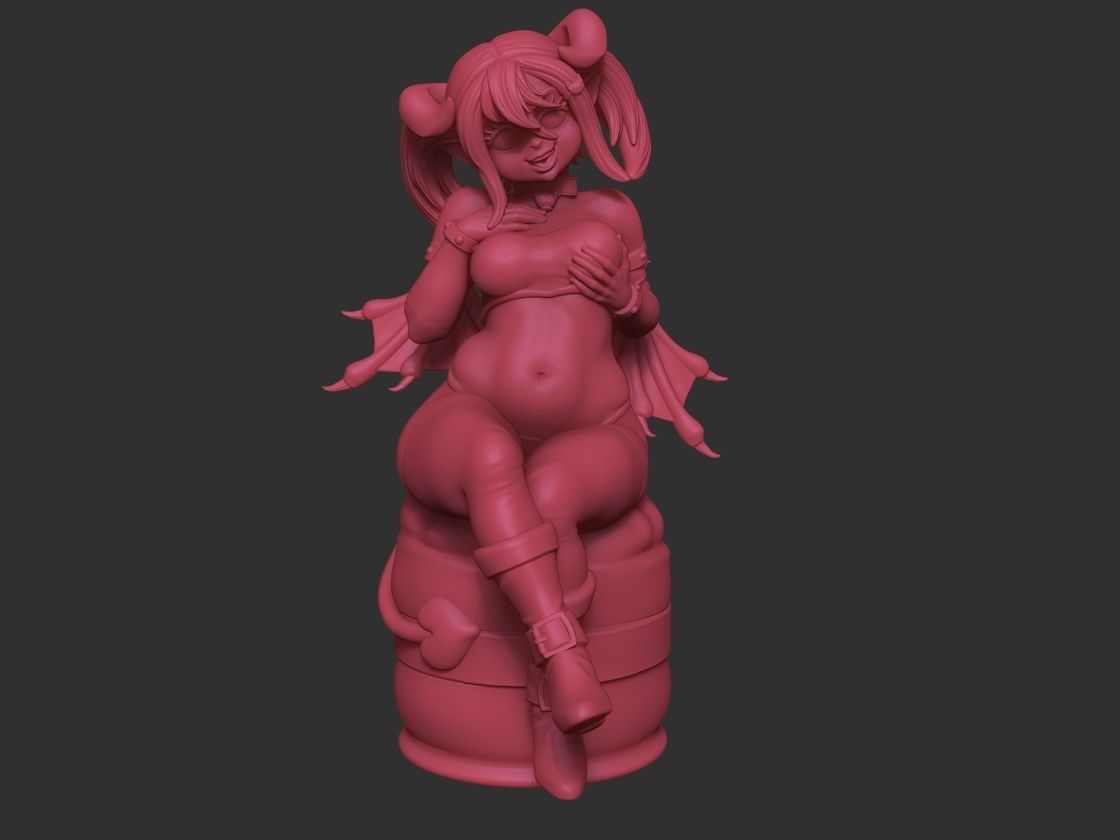 Naughty Succubus 3D print model_7
