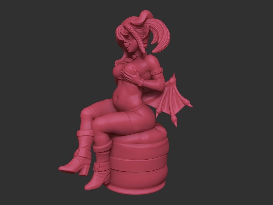 Naughty Succubus 3D print model_9