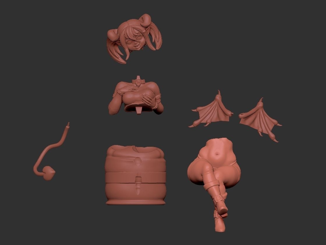 Naughty Succubus 3D print model_15