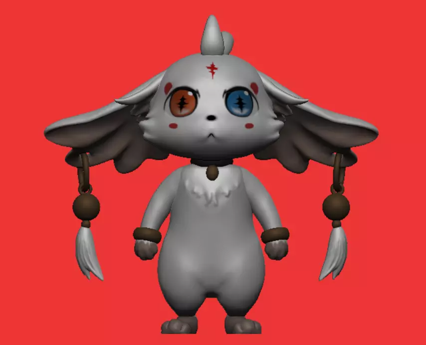 Wuthering Waves Mascot Abby 3D model