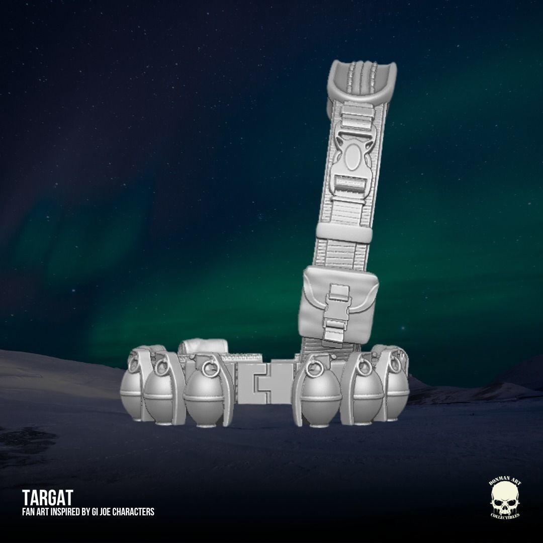 Targat GI Joe Fan Art kit3D printable File For Action Figures 3D print model_12