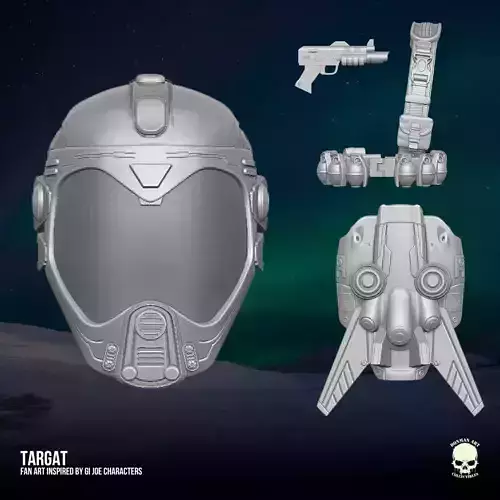 Targat GI Joe Fan Art kit3D printable File For Action Figures 3D print model