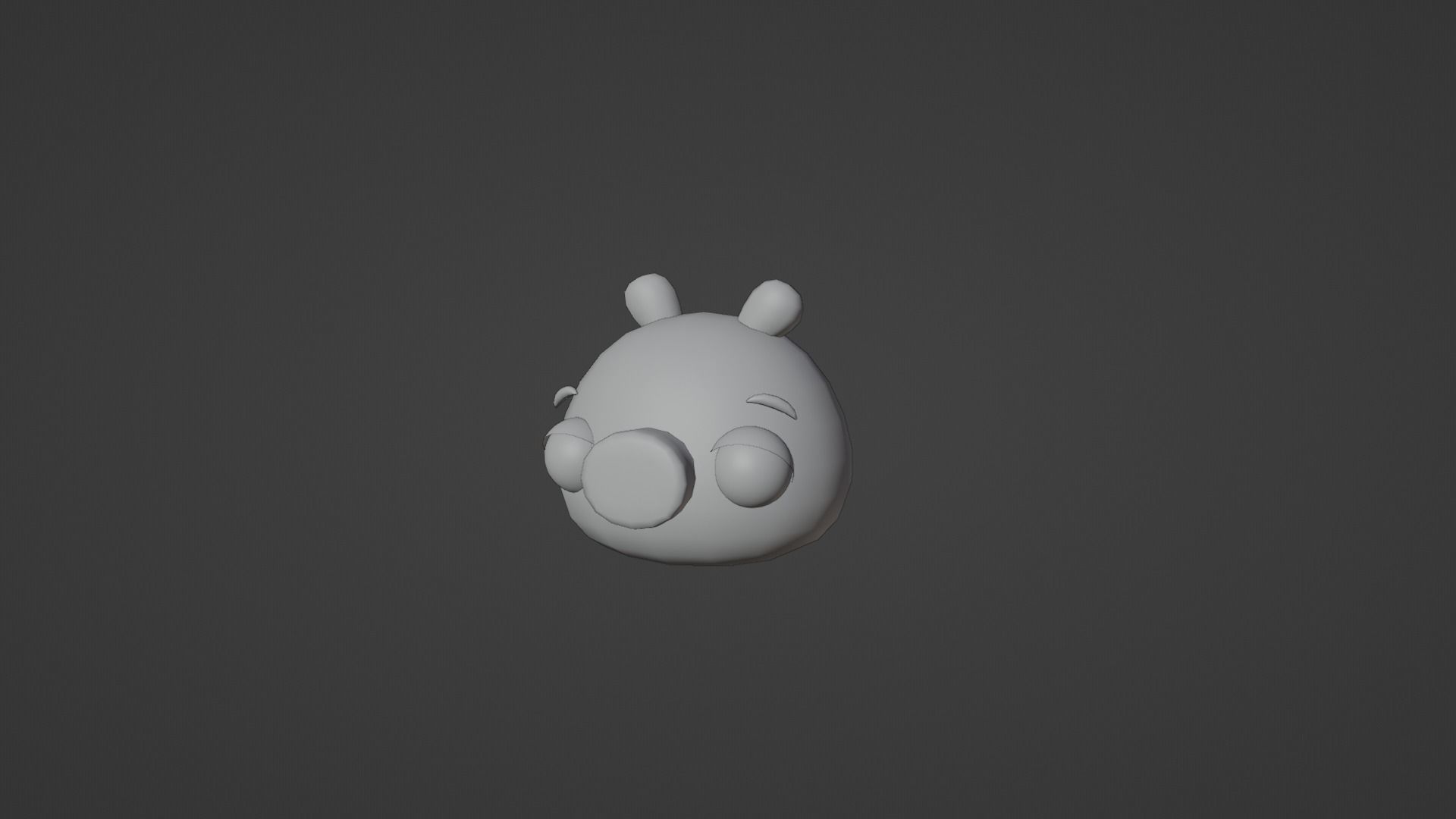 Angry Birds Minion Pig in 3D Low-poly 3D model_6