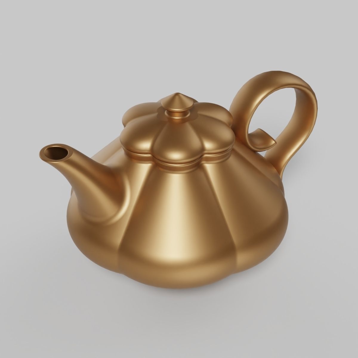 Teapot 3D print model_3