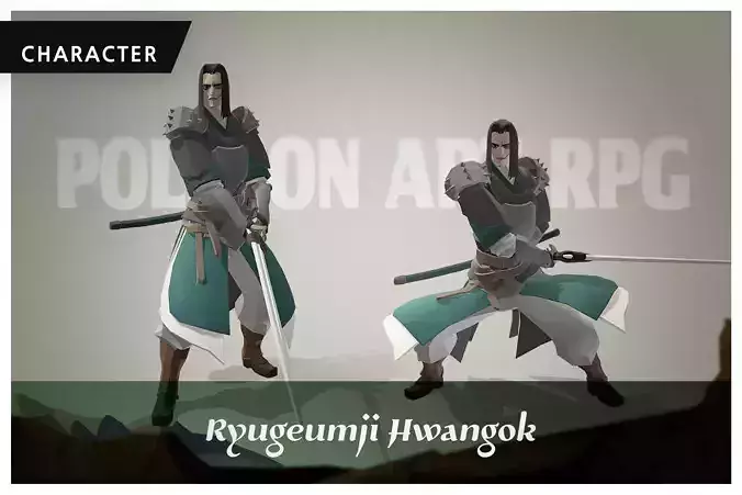 Polygon Art RPG - Ryugeumji Hwangok