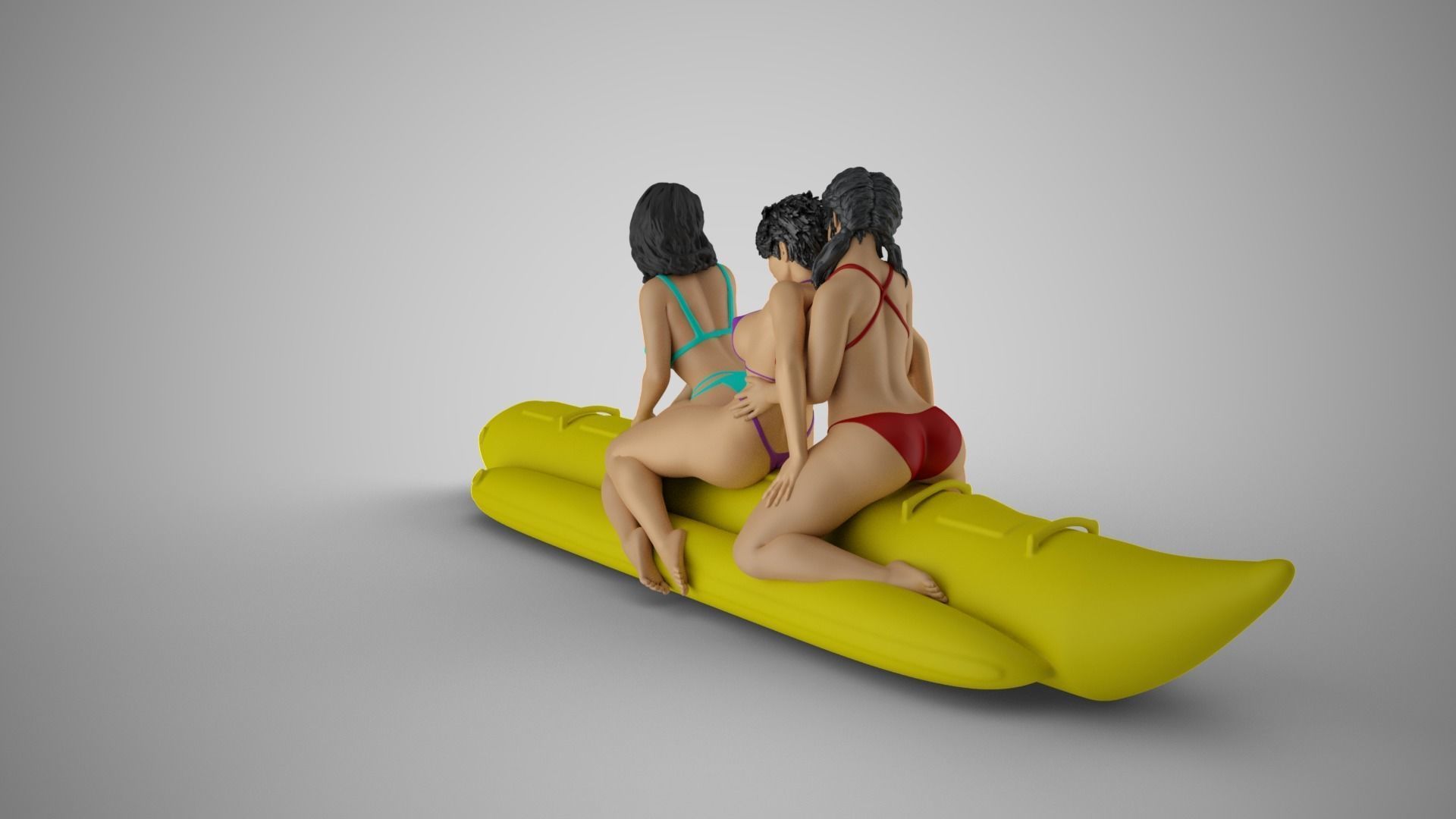 Girls on the Boat 3D print model_6
