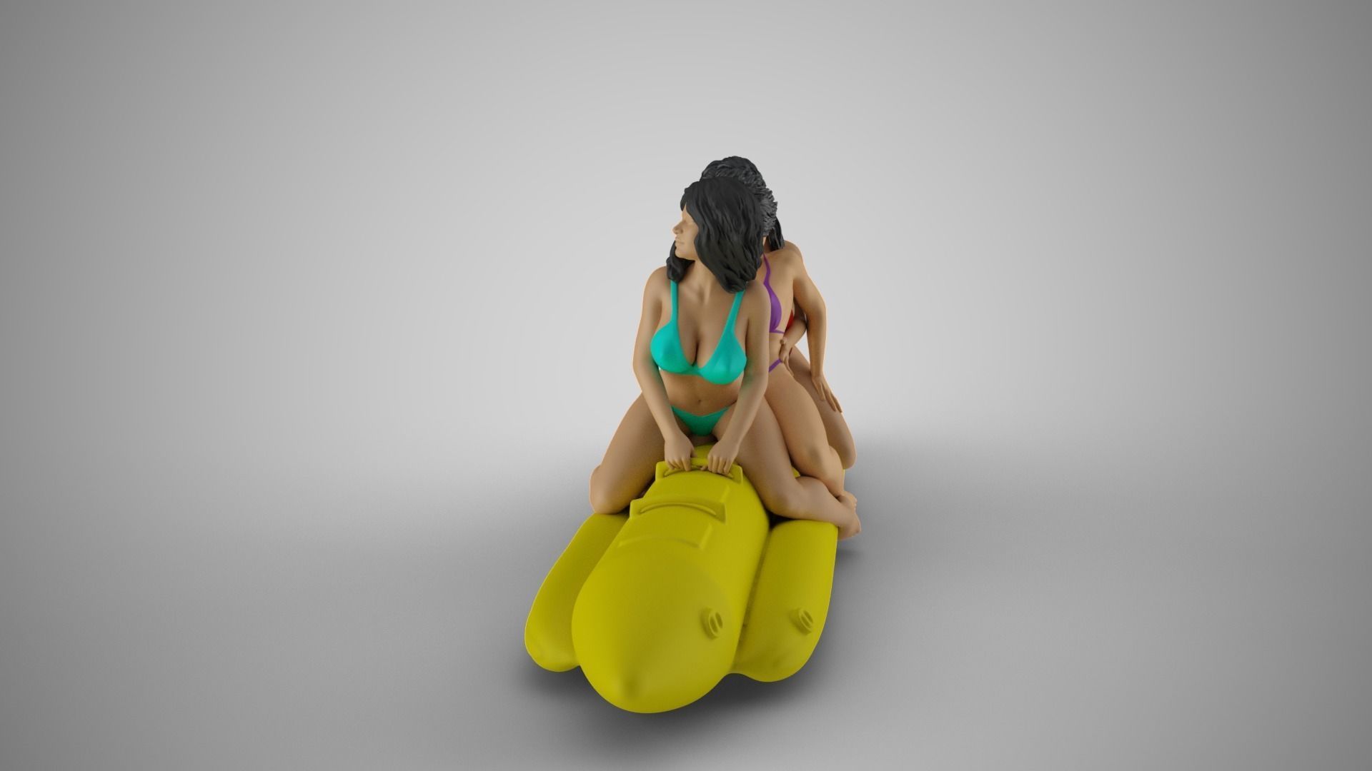 Girls on the Boat 3D print model_9
