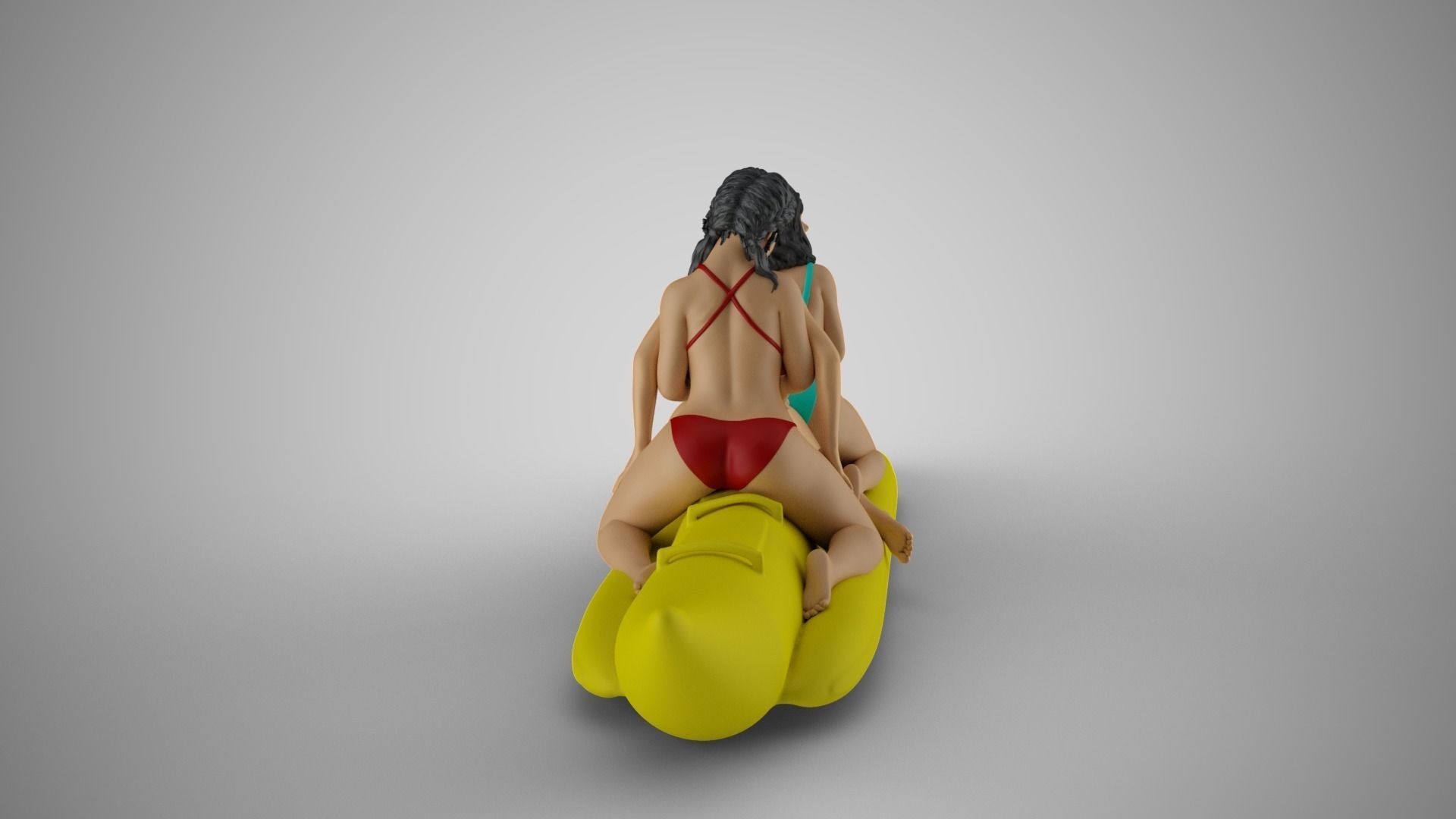 Girls on the Boat 3D print model_5