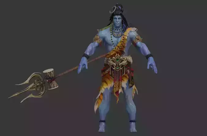 Shankar Bhagwan 3d model 3D model