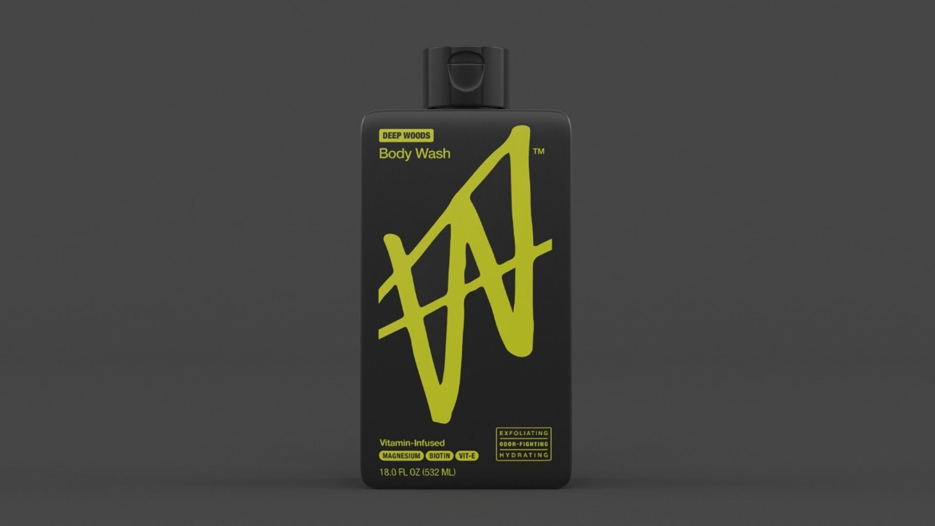 W By Jake Paul Body Wash 3D model_4