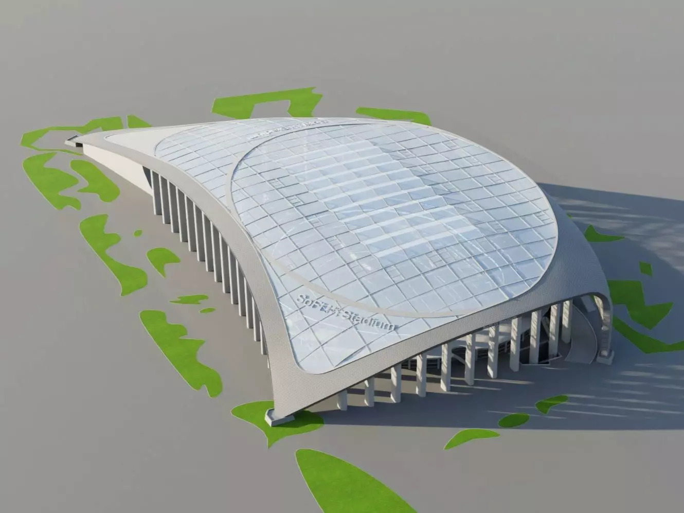 Sofi Stadium 3D model