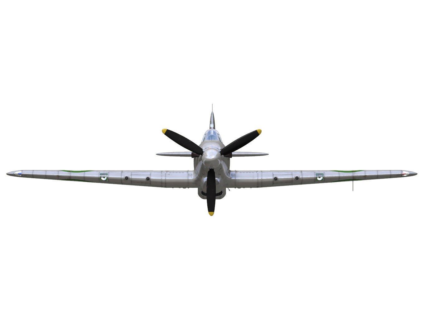 Hawker Hurricane Trainer MK2c 3D model_10