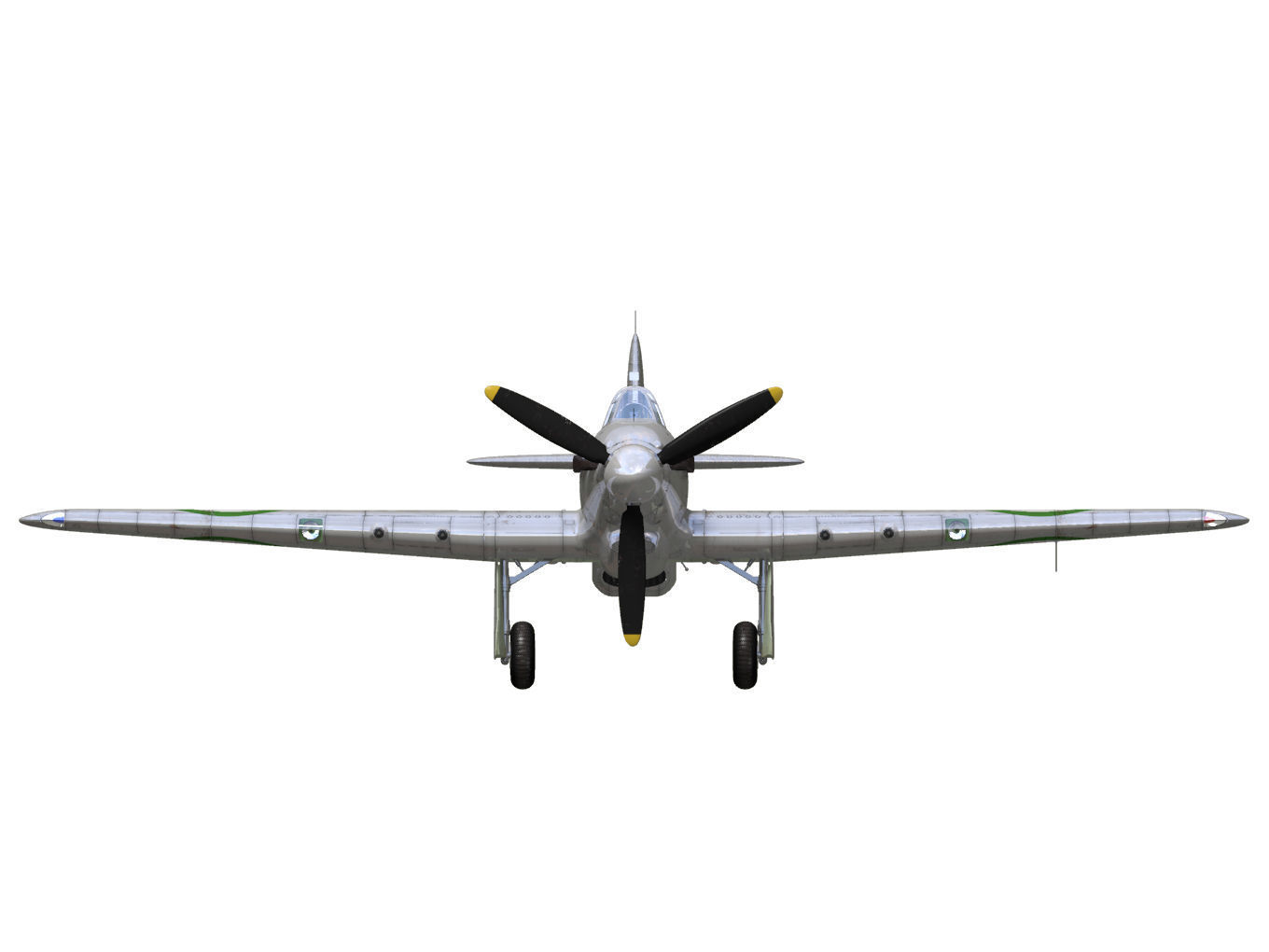 Hawker Hurricane Trainer MK2c 3D model_11