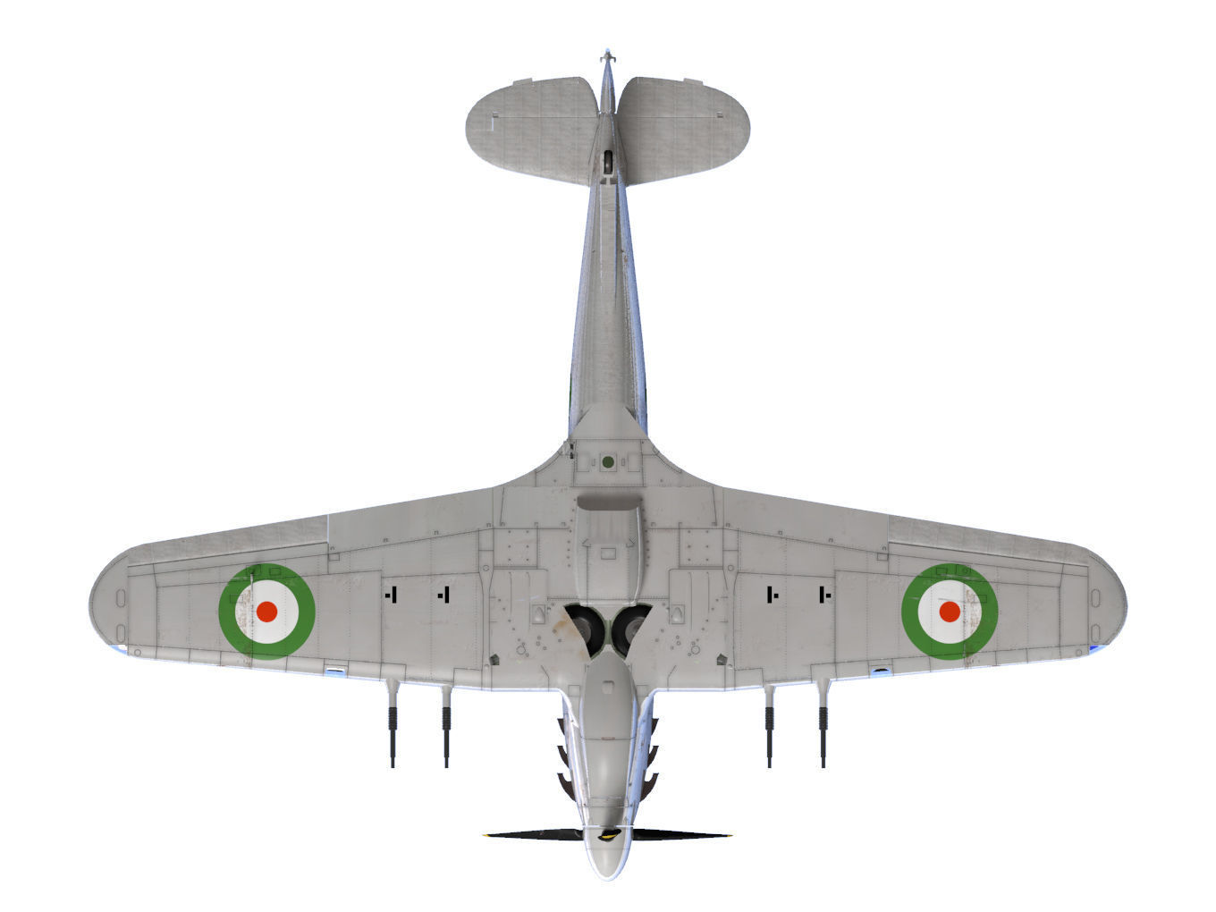 Hawker Hurricane Trainer MK2c 3D model_13