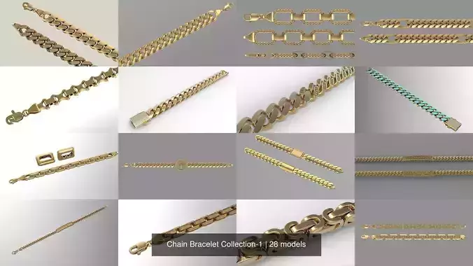 Chain Bracelet Collection-1 