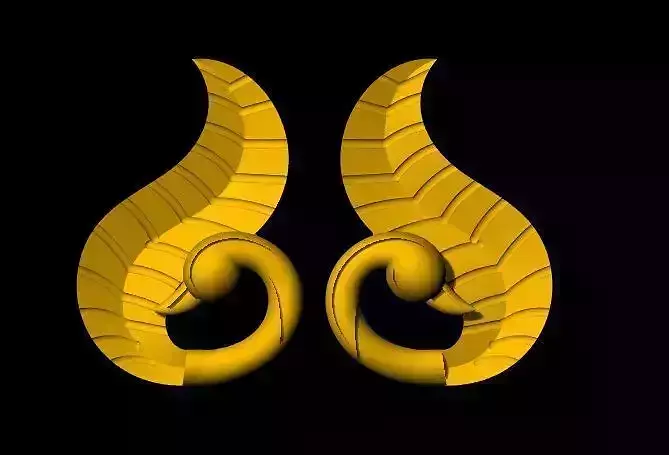 Stud Earrings 3dm file