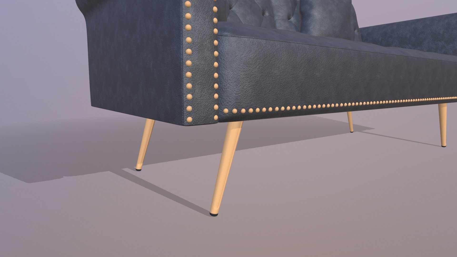 Leather SOFA 3D model_4
