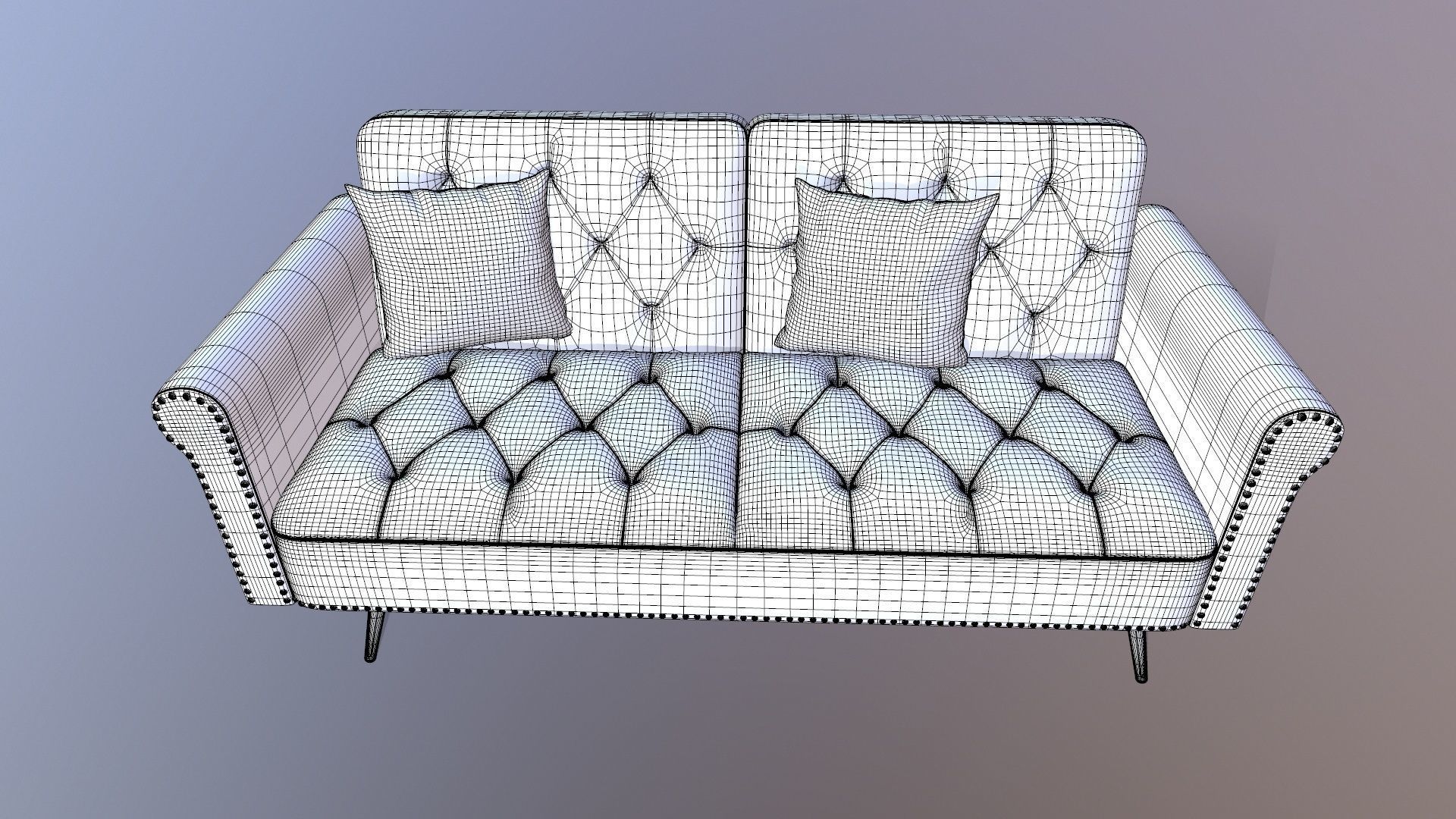 Leather SOFA 3D model_16