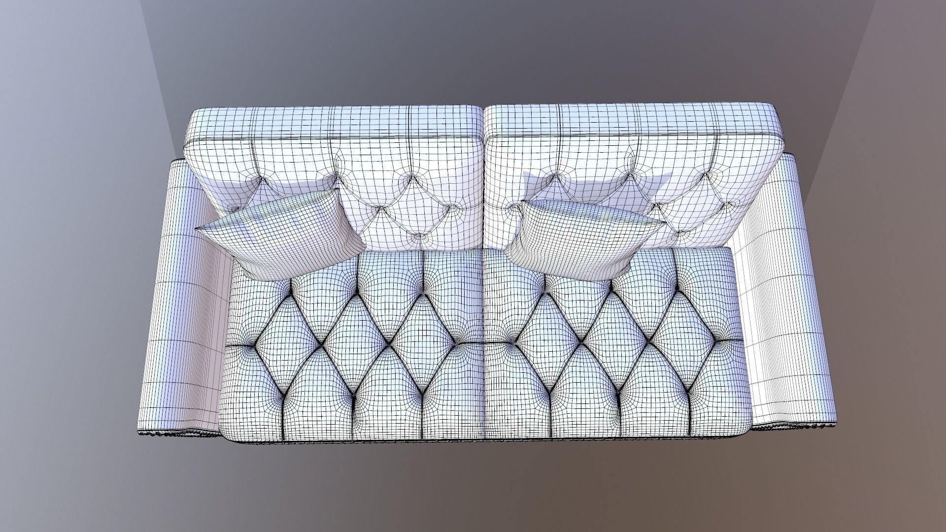 Leather SOFA 3D model_12