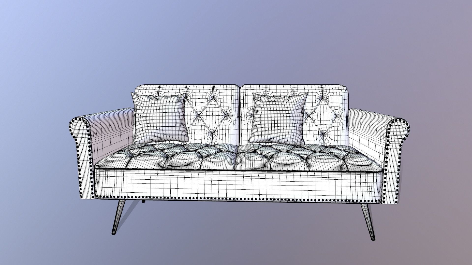 Leather SOFA 3D model_13