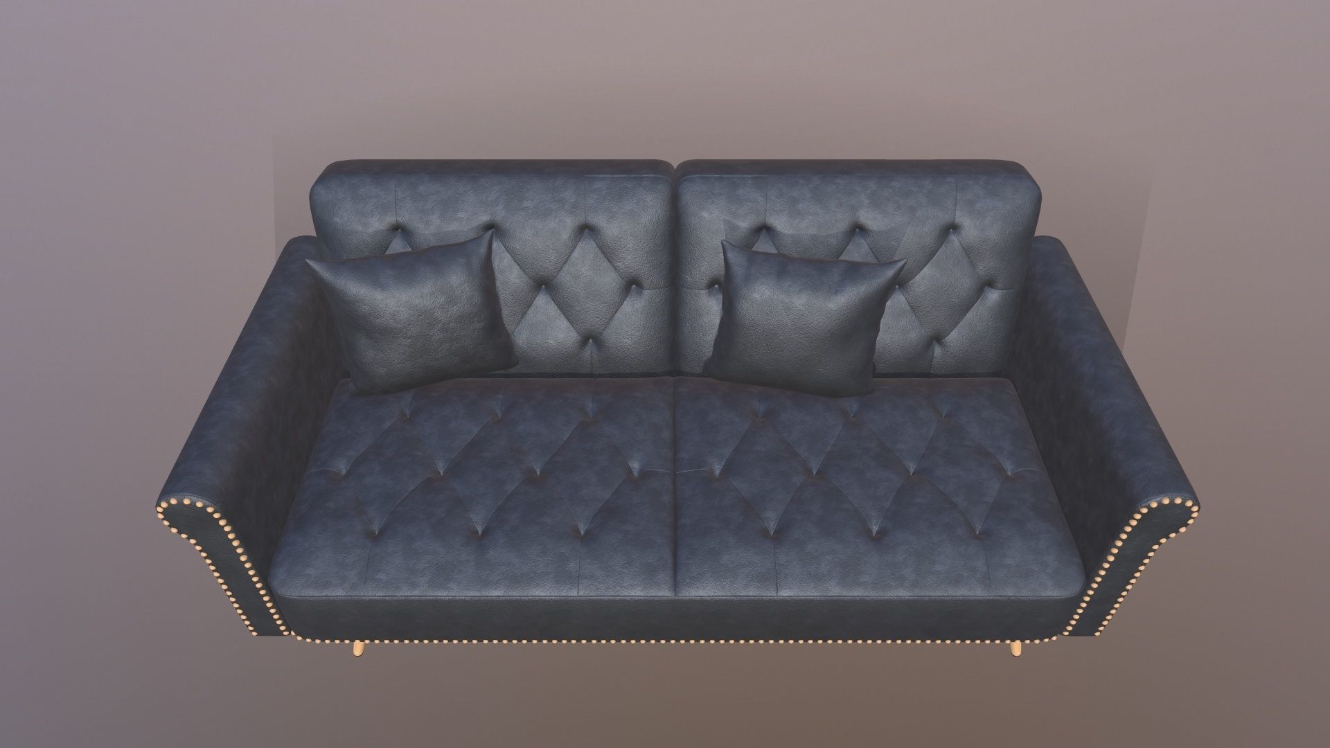 Leather SOFA 3D model_8