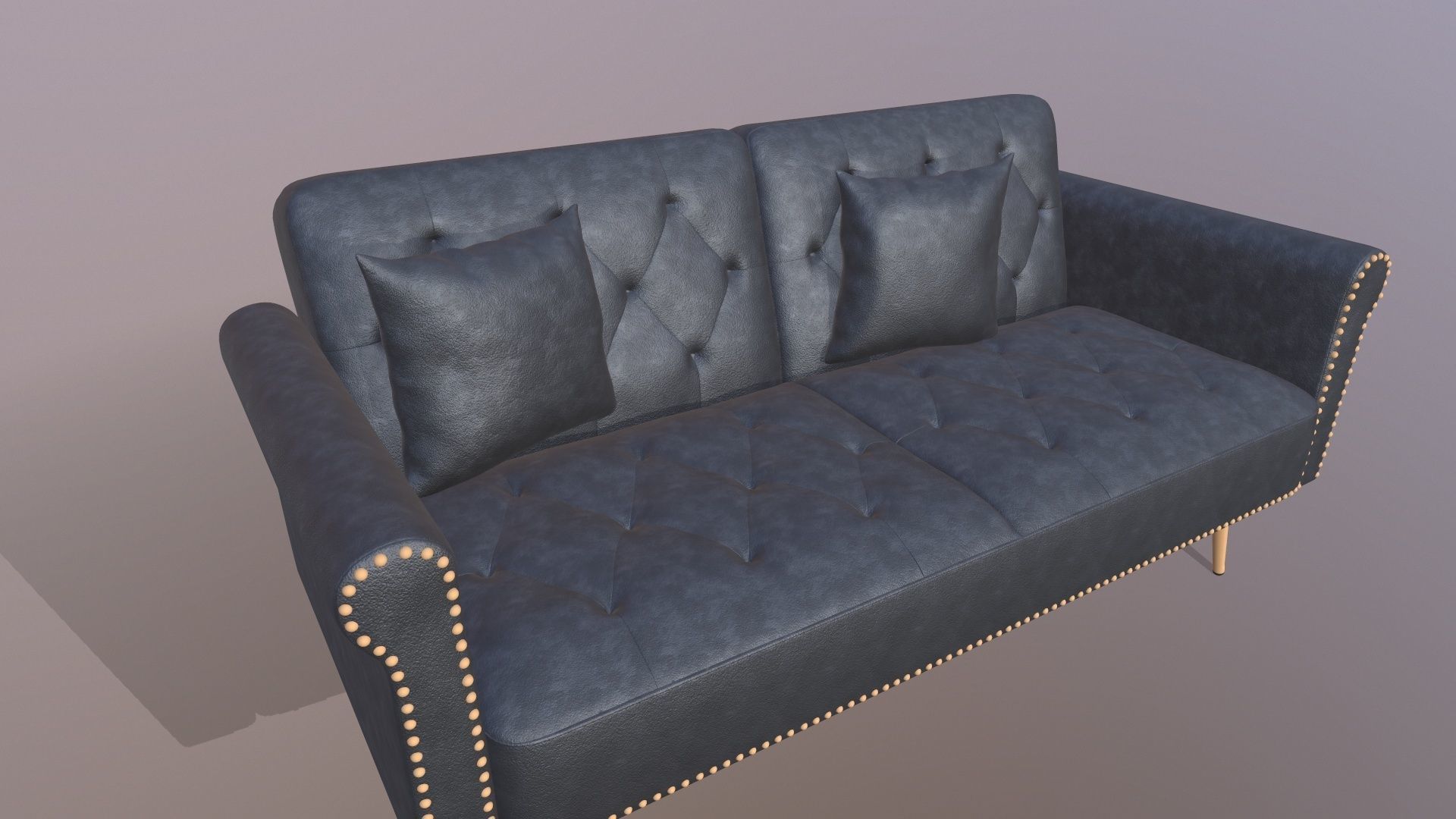 Leather SOFA 3D model_9