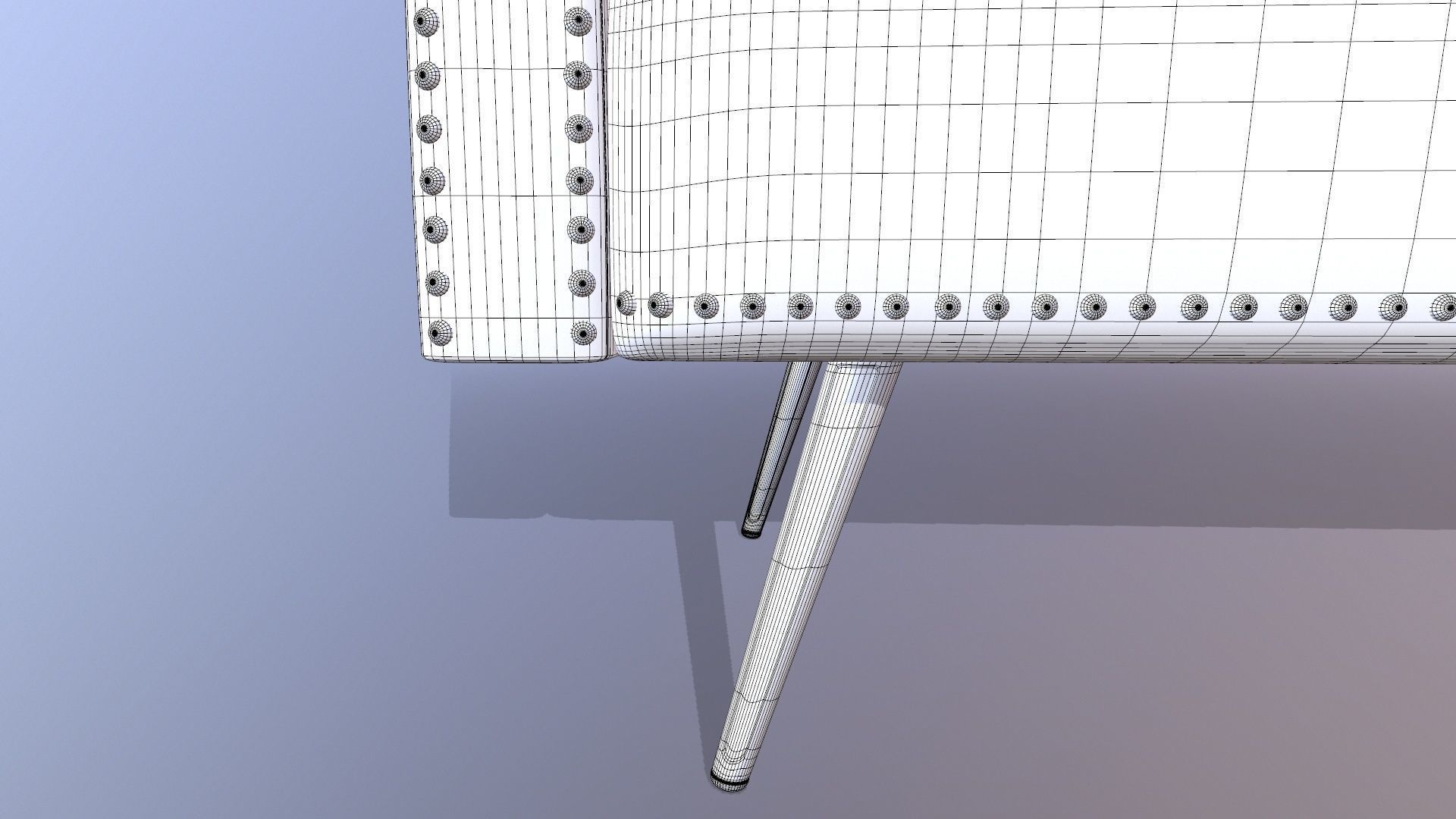 Leather SOFA 3D model_14