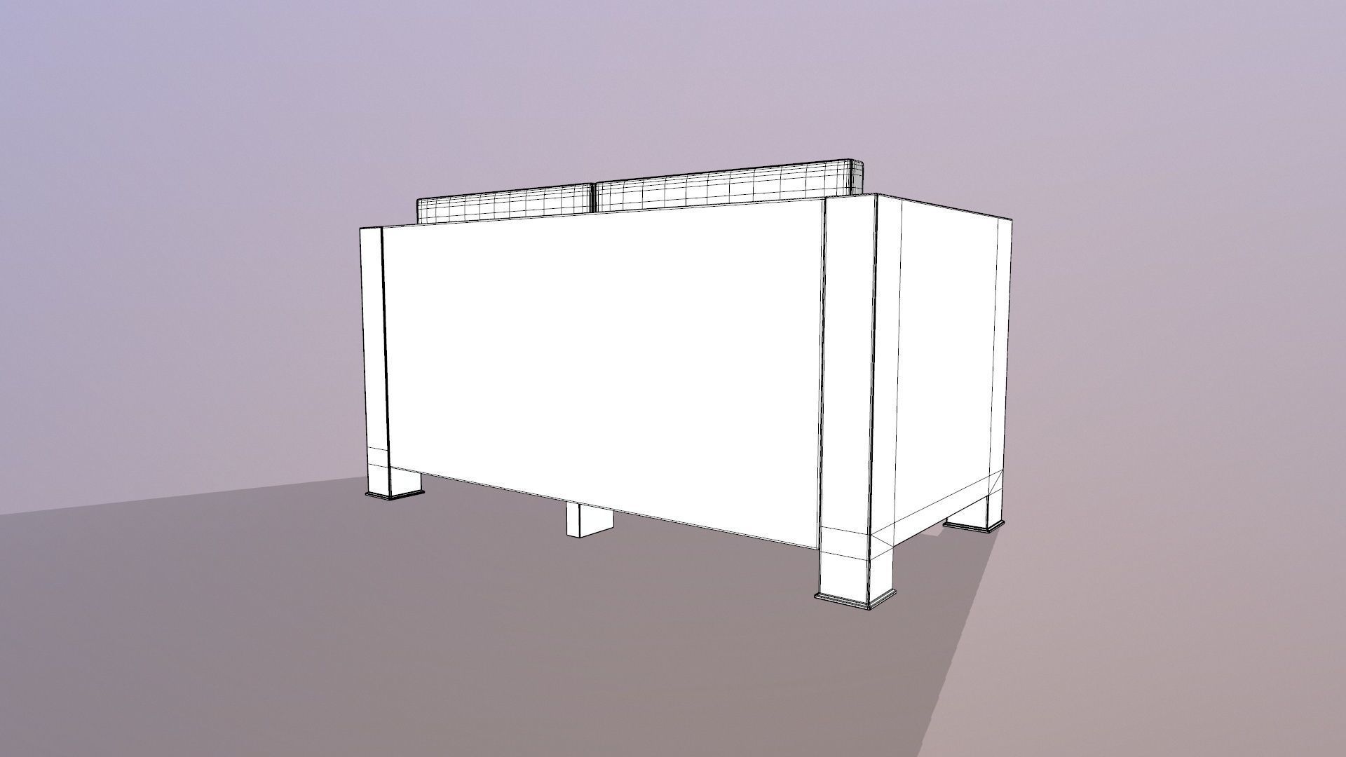 Sofa 2 Seater 3D model_11