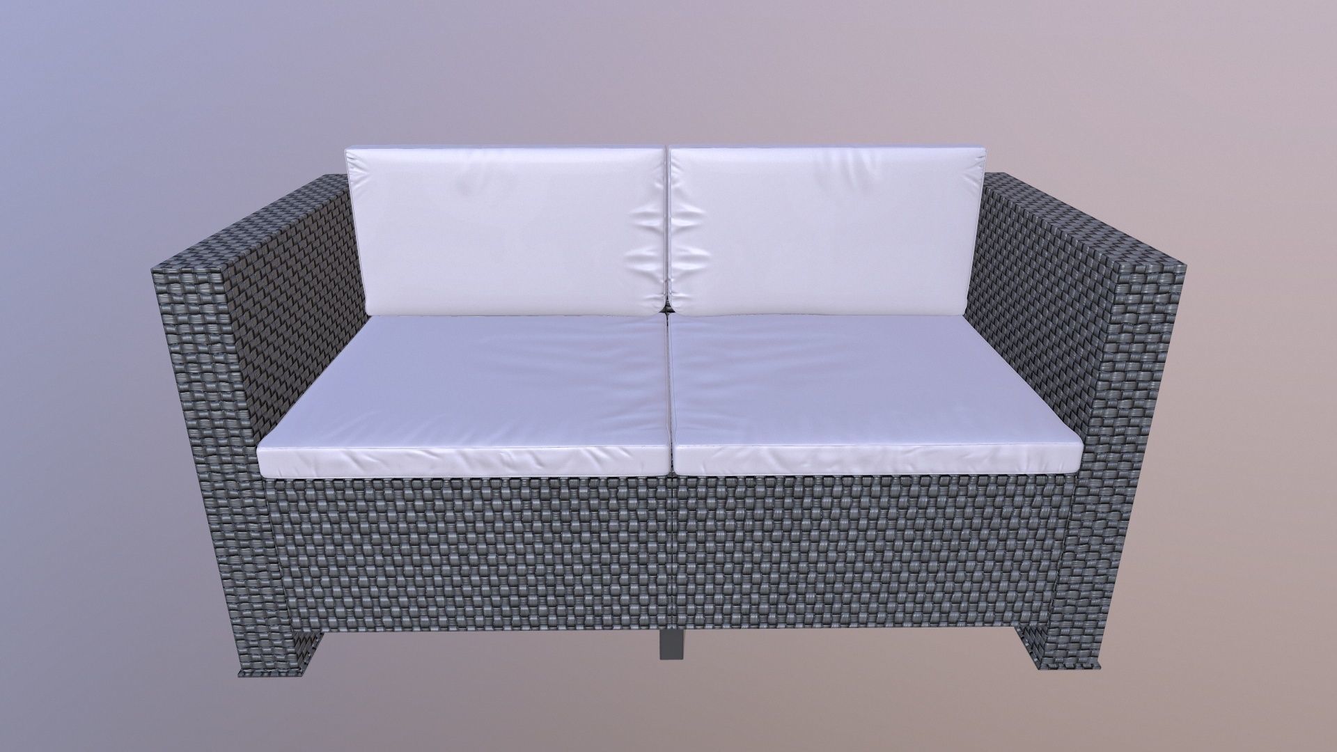 Sofa 2 Seater 3D model_3